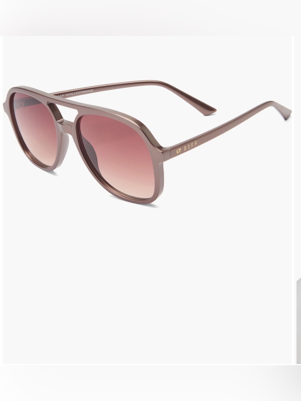 DIFF | Teagan 55mm Aviator Sunglasses